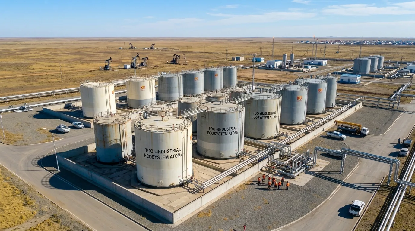 Резервуарный парк Industrial Ecosystem Atom в Казахстане